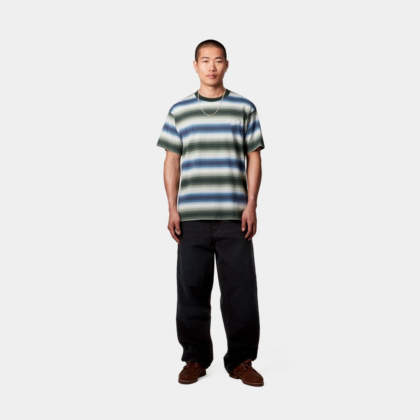 Single Knee Pant - Stone Canvas | Black