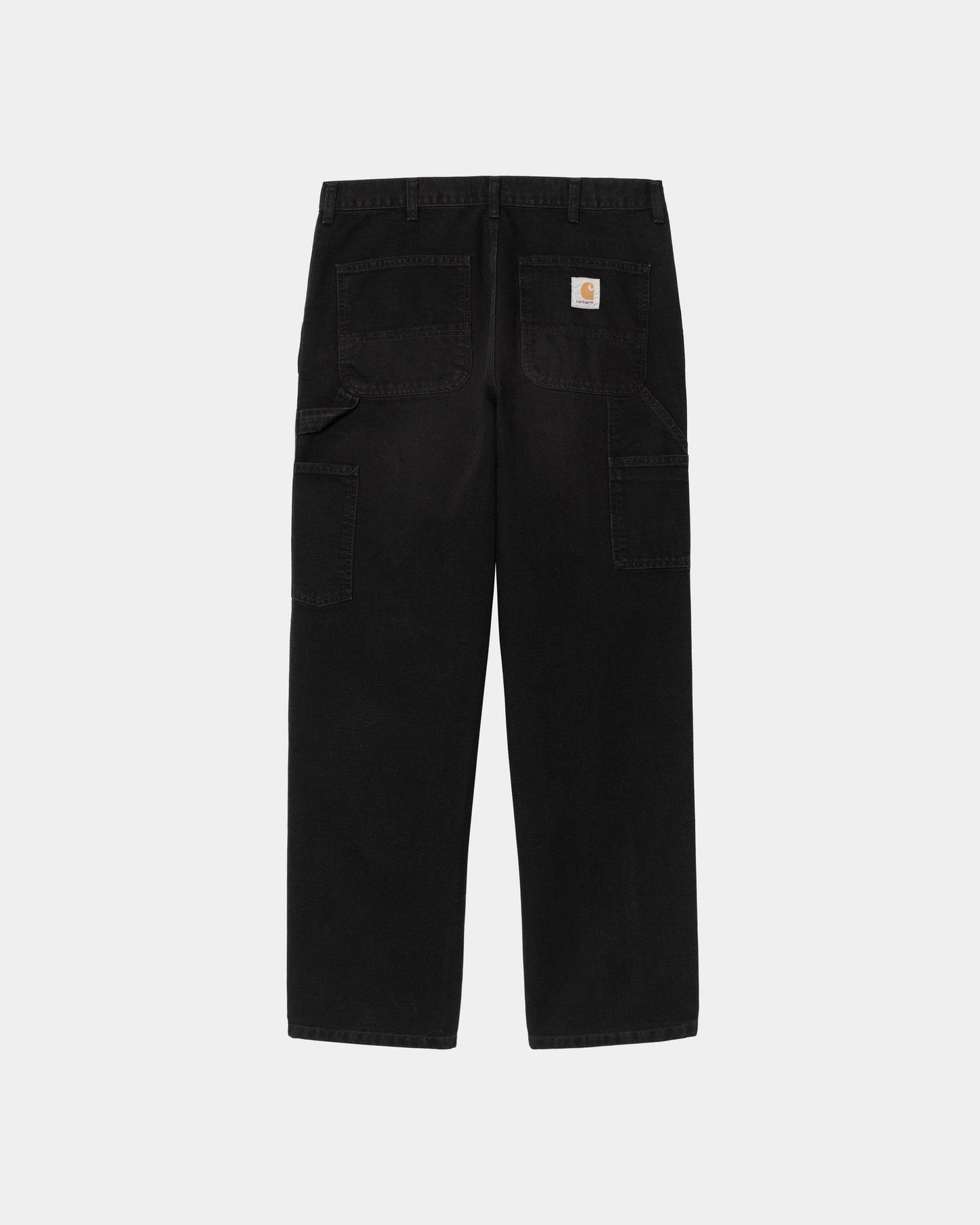 Single Knee Pant - Stone Canvas | Black