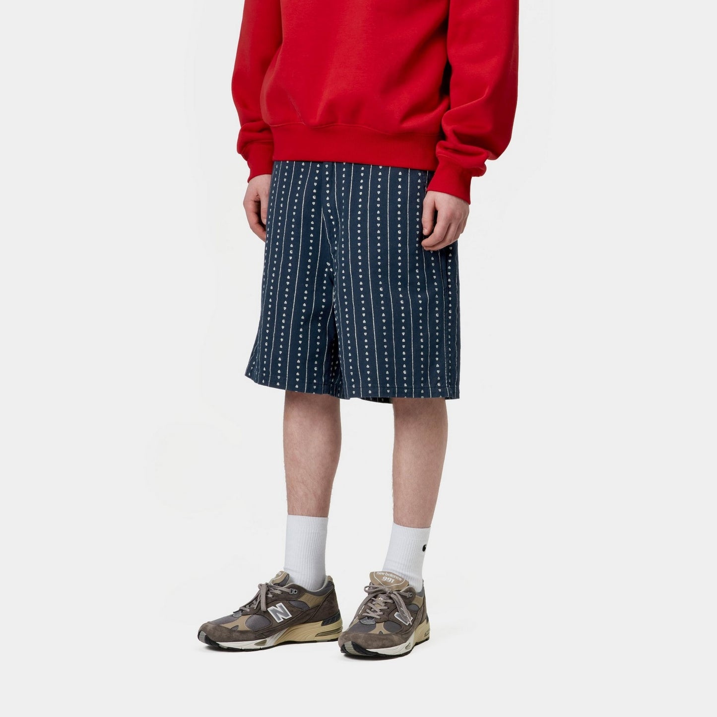 Drewe Short | Ink / Natural Heart C Pinstripe