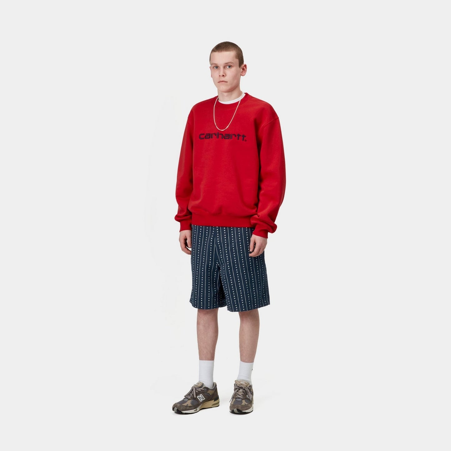 Drewe Short | Ink / Natural Heart C Pinstripe