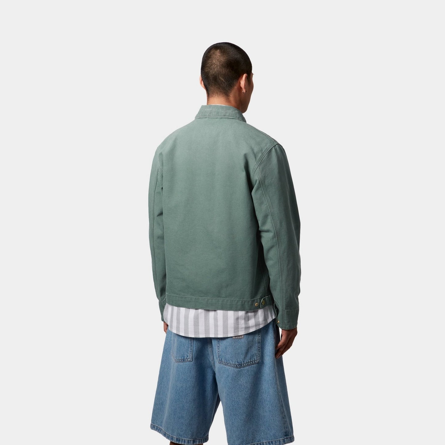 Detroit Jacket (Spring) - Stone Canvas | Silver Pine