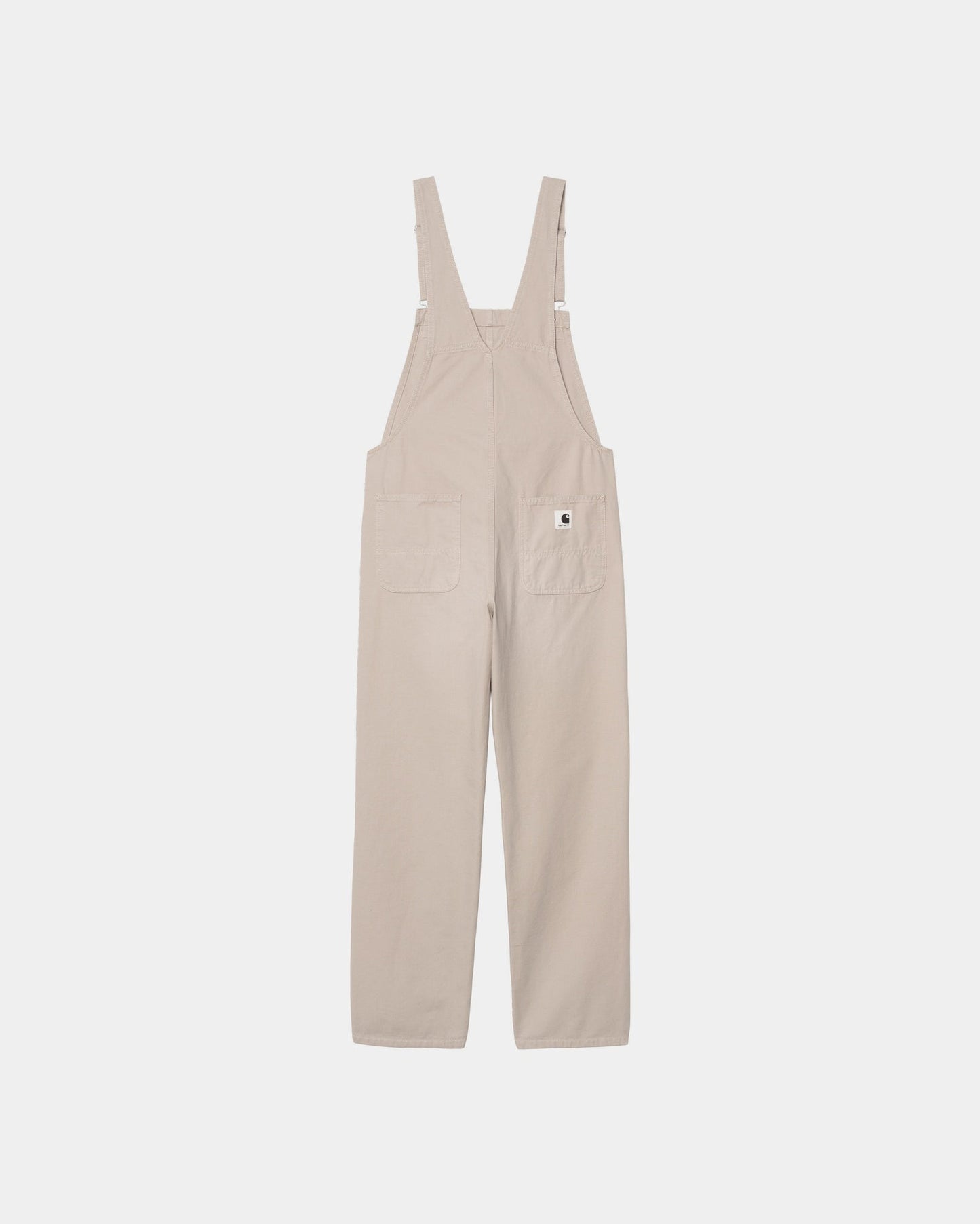 Women's Bib Overall Straight - Canvas | Dusky Beige (stone canvas)