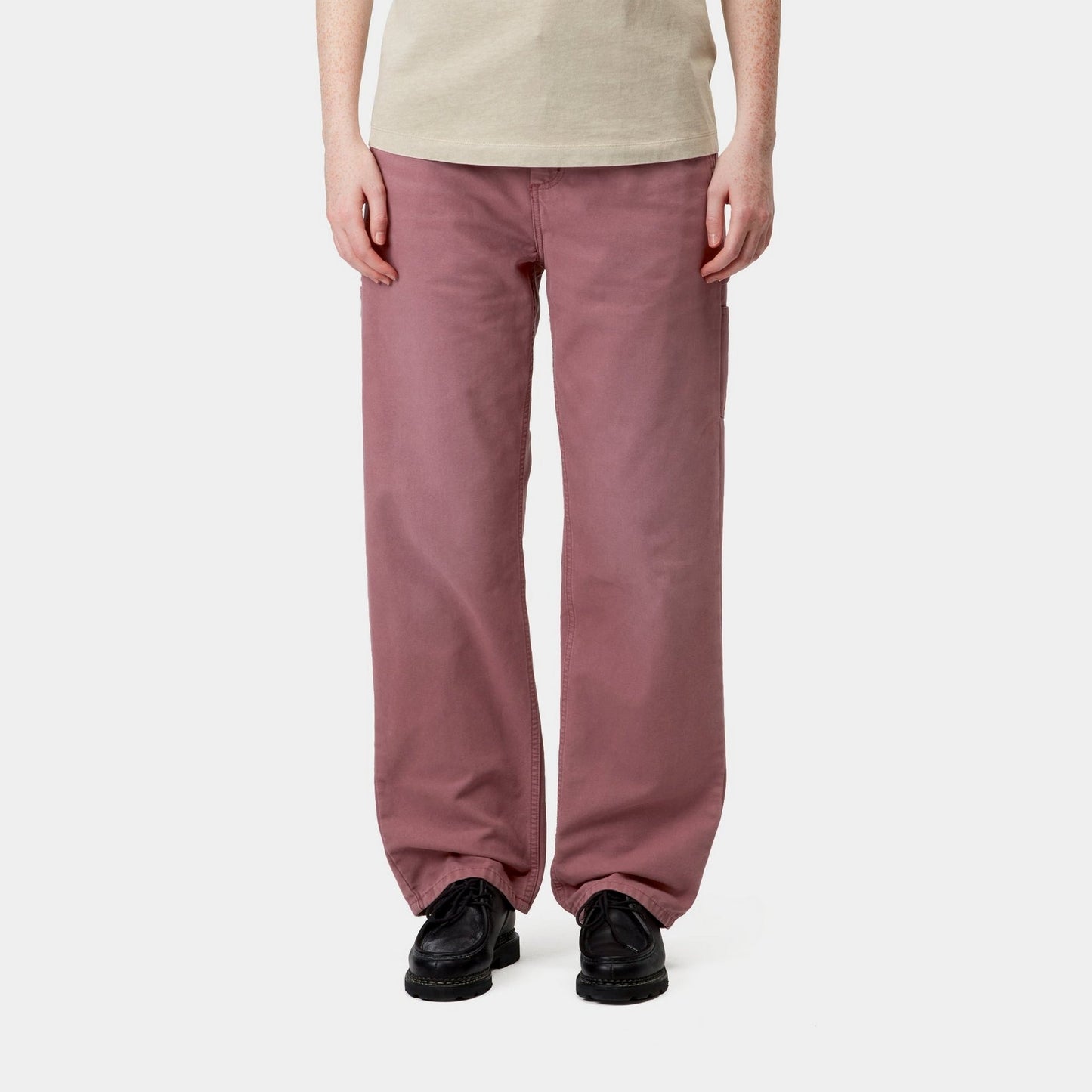 Pierce Pant Straight | Dusky Pink (stone canvas)