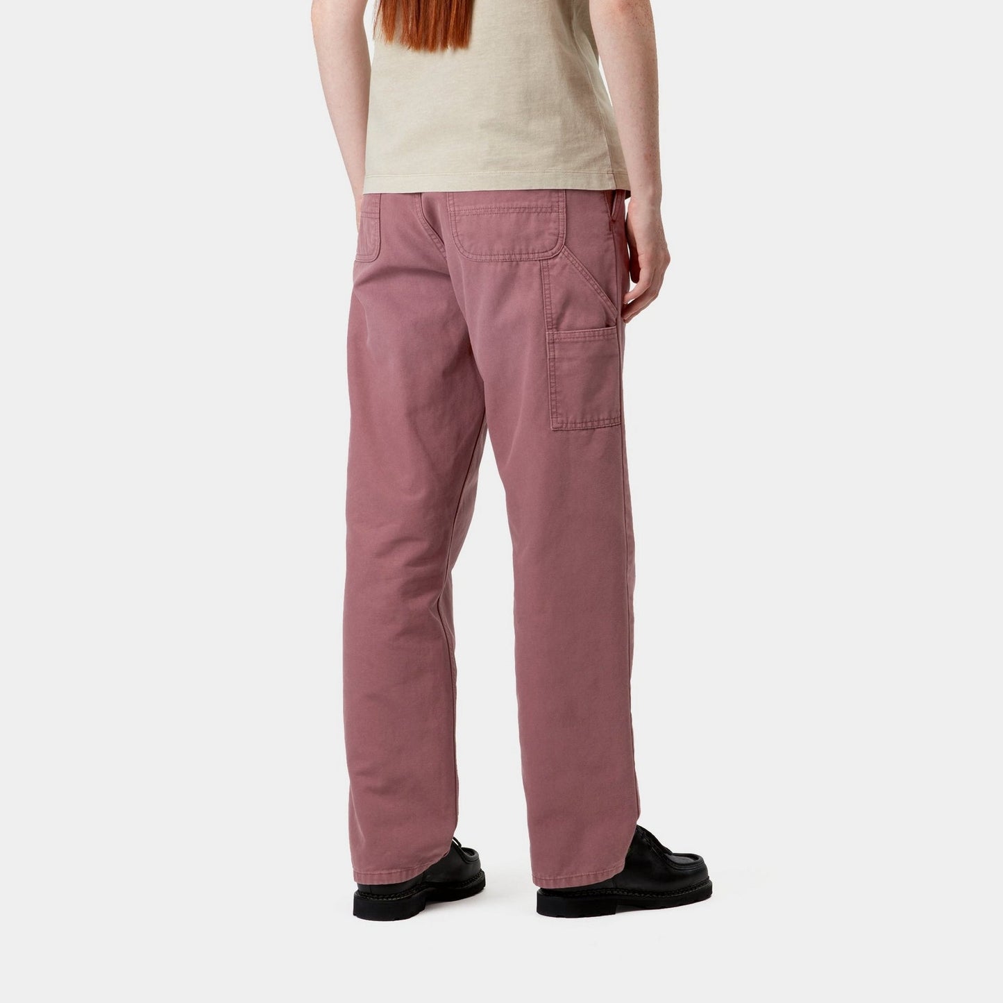 Pierce Pant Straight | Dusky Pink (stone canvas)