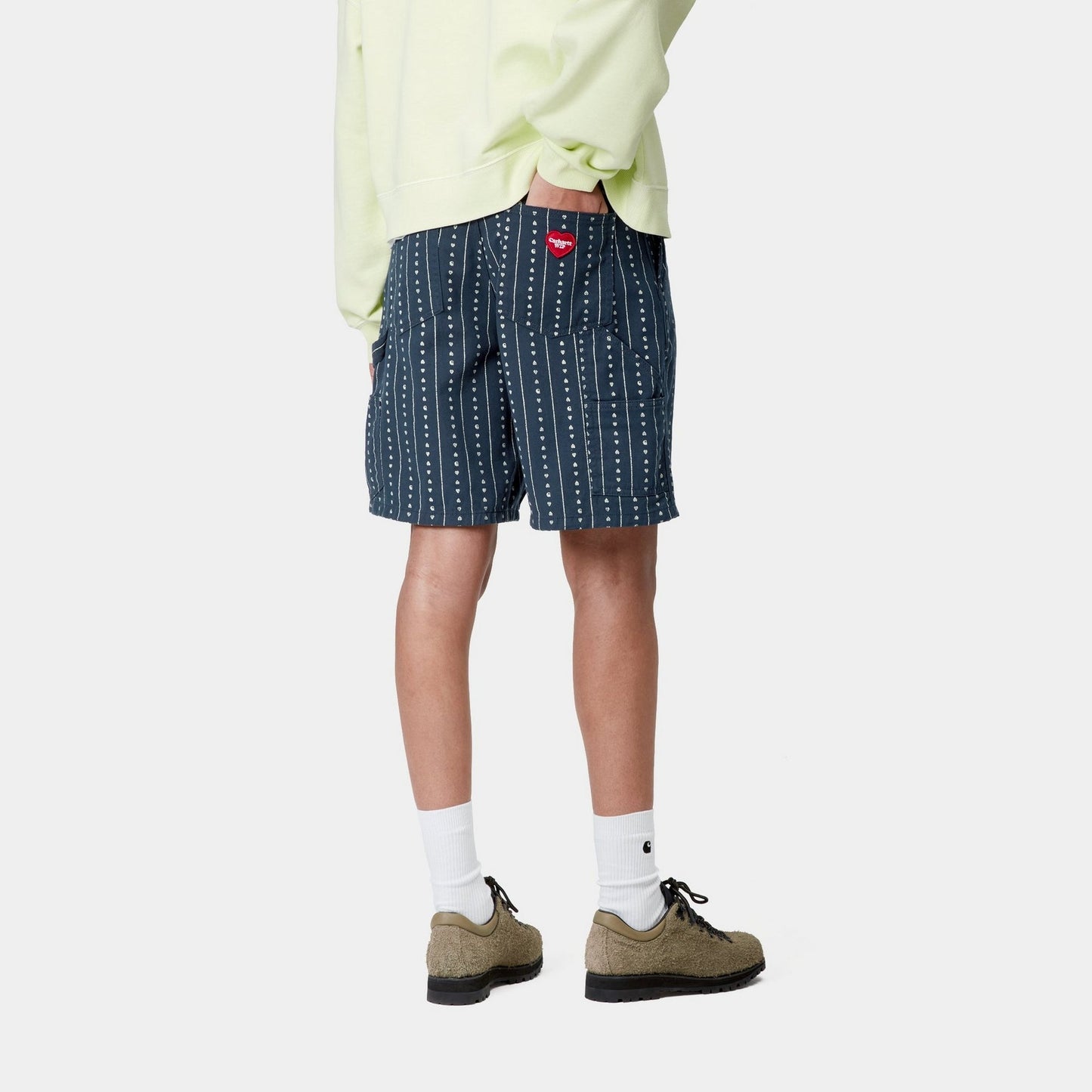 Women's Drewe Short | Ink / Natural Heart C Pinstripe