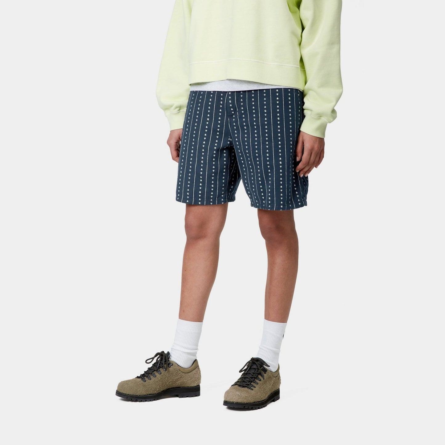 Women's Drewe Short | Ink / Natural Heart C Pinstripe
