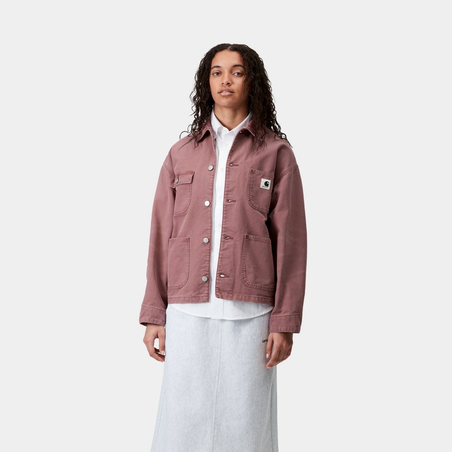 Women's OG Michigan Coat (Spring) - Stone Canvas | Dusky Pink / Dusky Pink