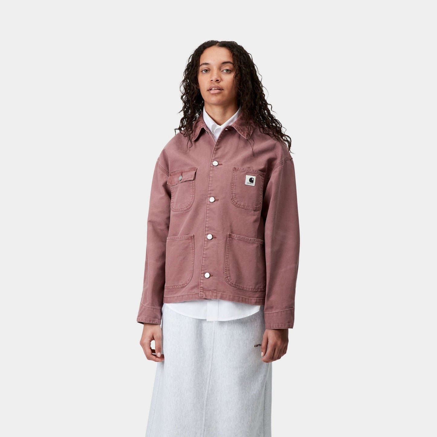 Women's OG Michigan Coat (Spring) - Stone Canvas | Dusky Pink / Dusky Pink