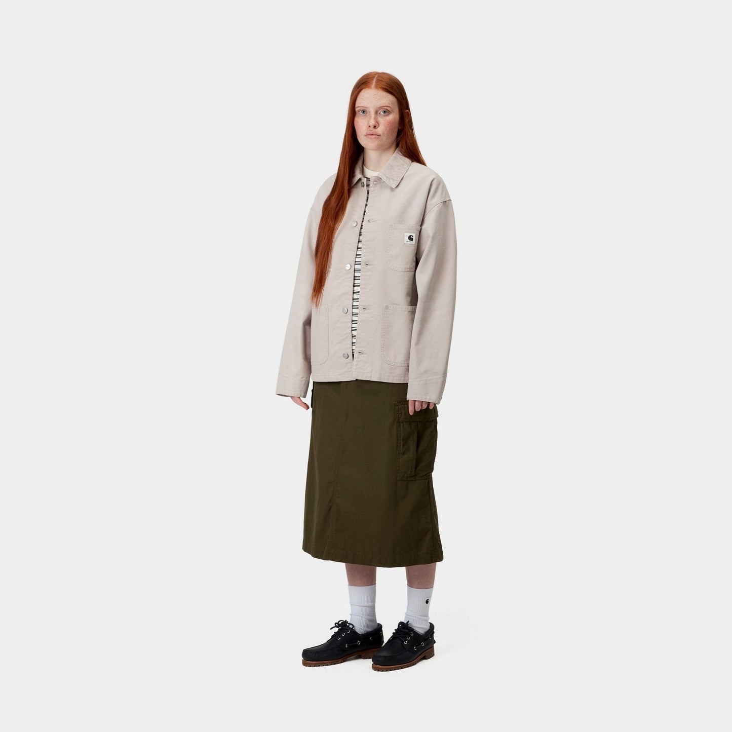 Women's OG Michigan Coat (Spring) - Stone Canvas | Dusky Beige / Dusky Beige
