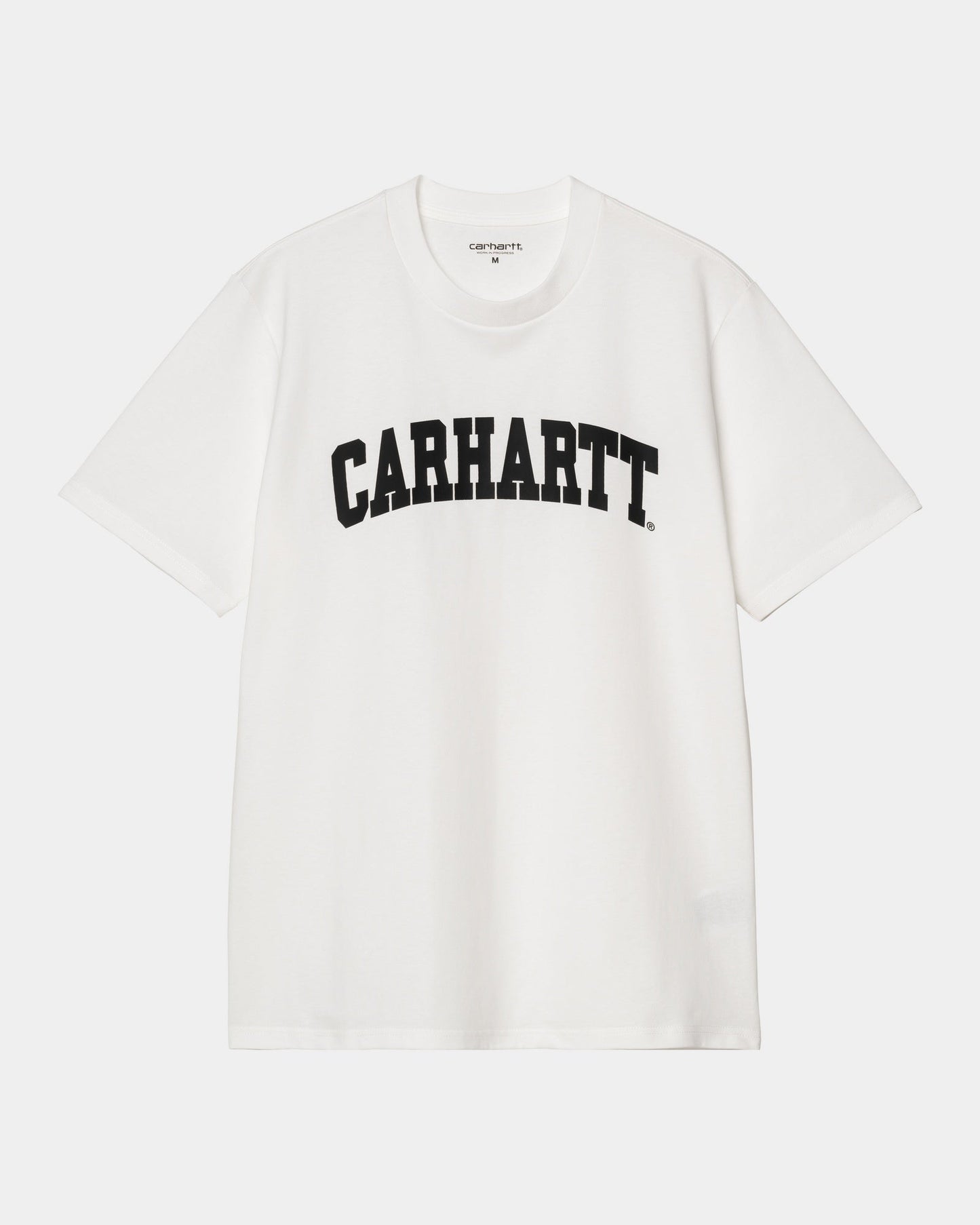 University T-Shirt | White / Black