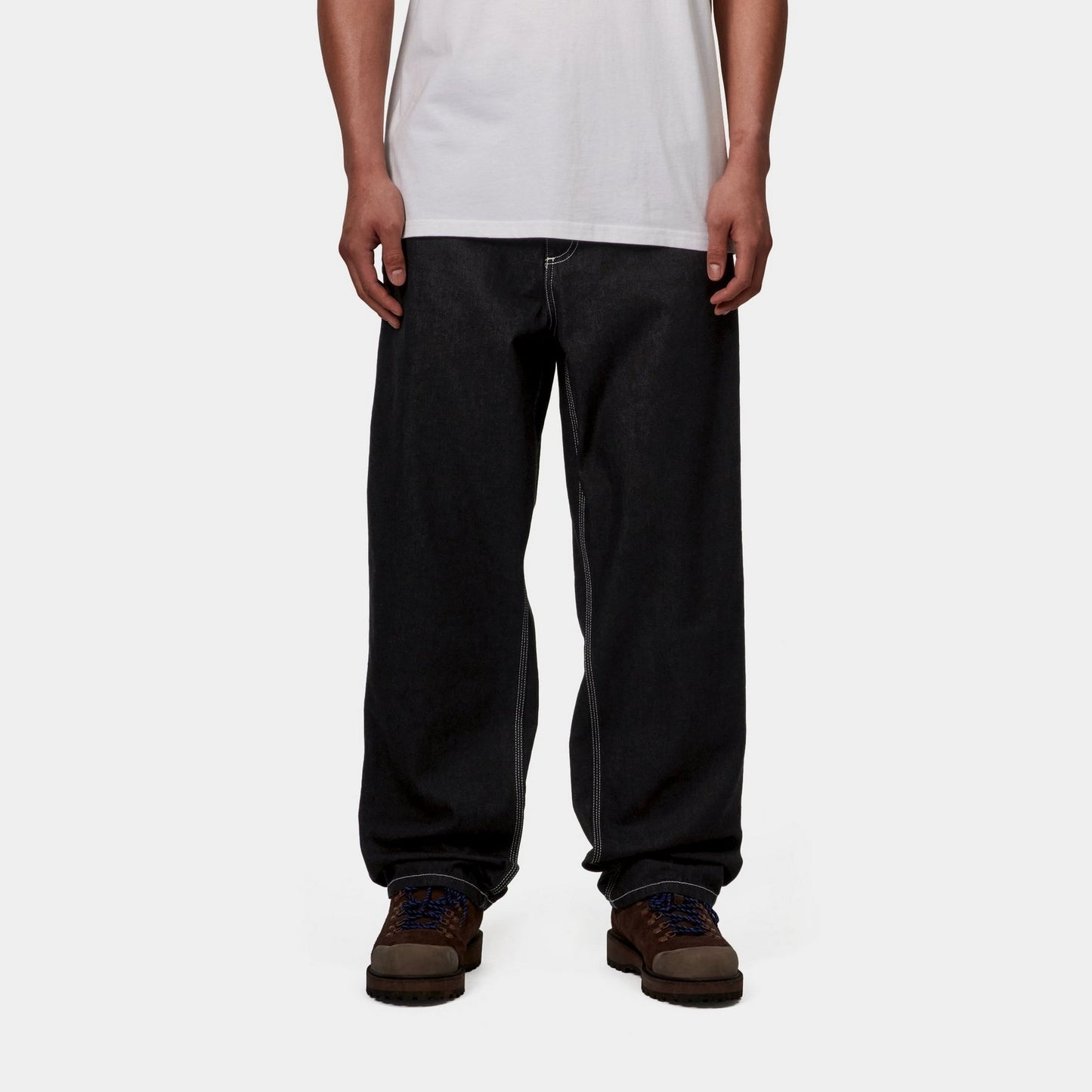 Single Knee Heart Label Pant - Norco Denim | Black (rinsed)