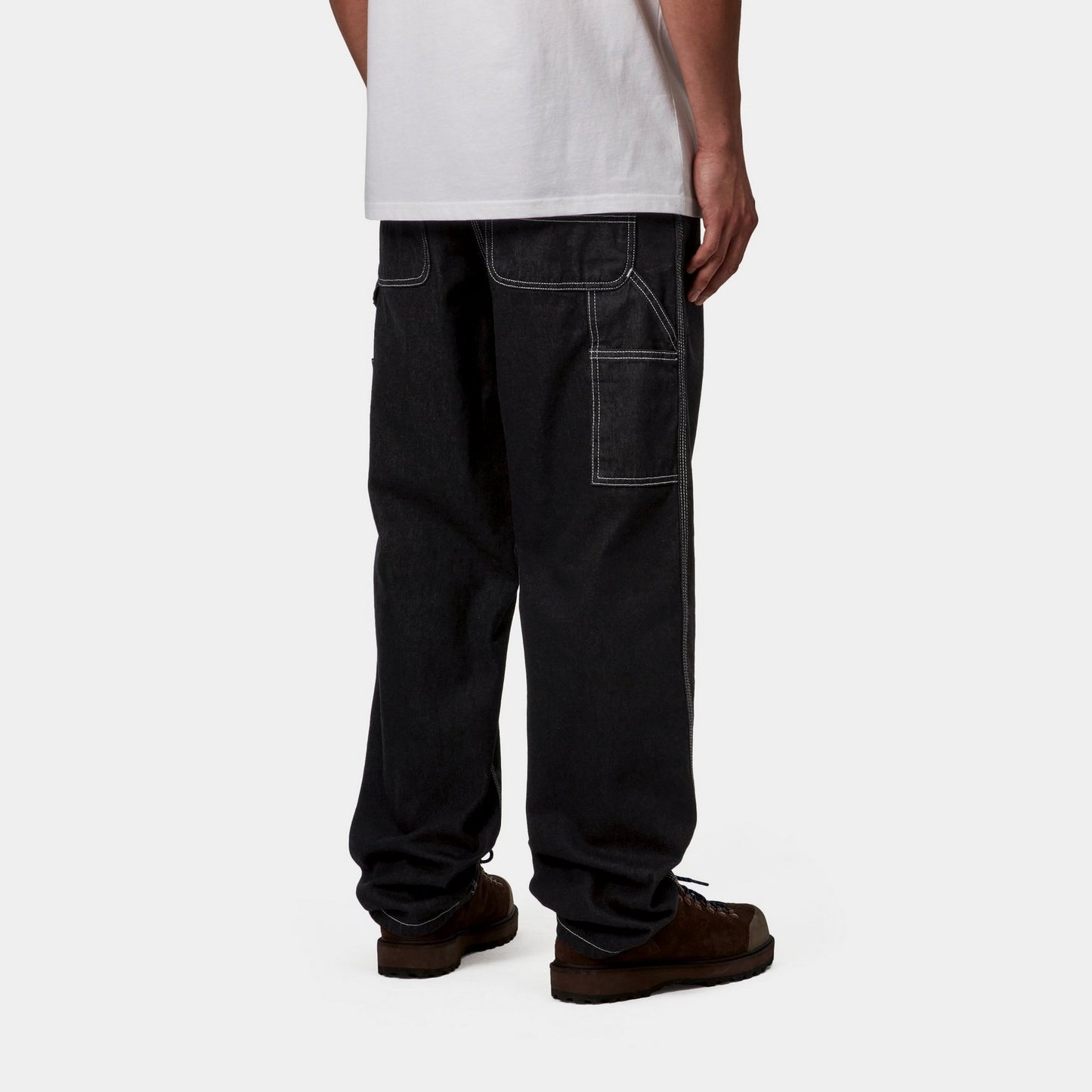 Single Knee Heart Label Pant - Norco Denim | Black (rinsed)