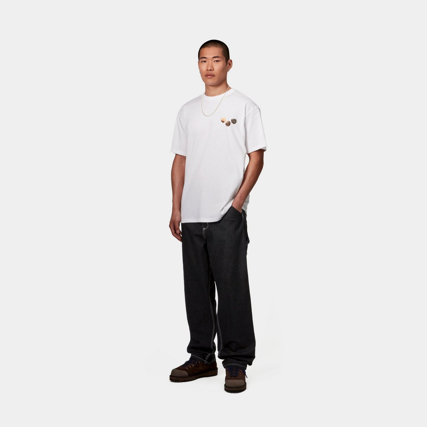 Single Knee Heart Label Pant - Norco Denim | Black (rinsed)