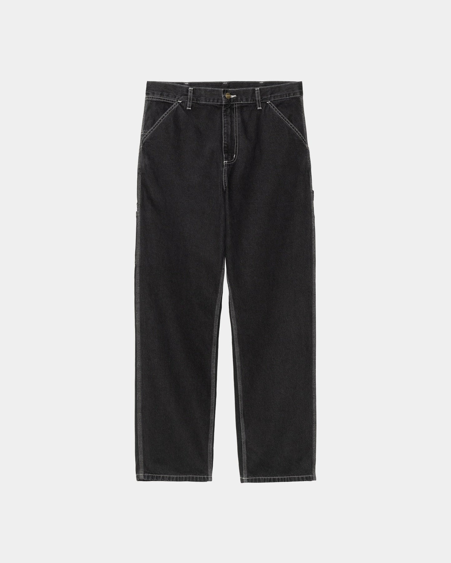 Single Knee Heart Label Pant - Norco Denim | Black (stone washed)