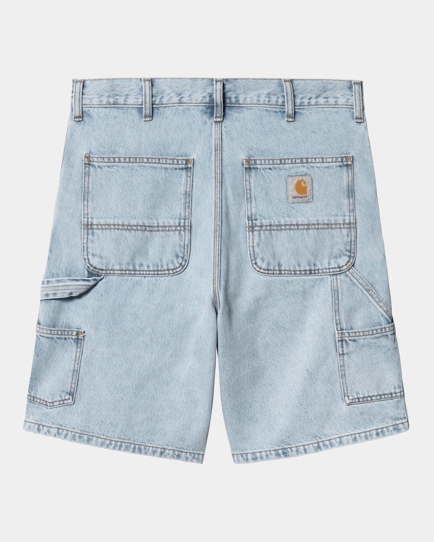 Double Knee Short | Blue (heavy stone bleached)