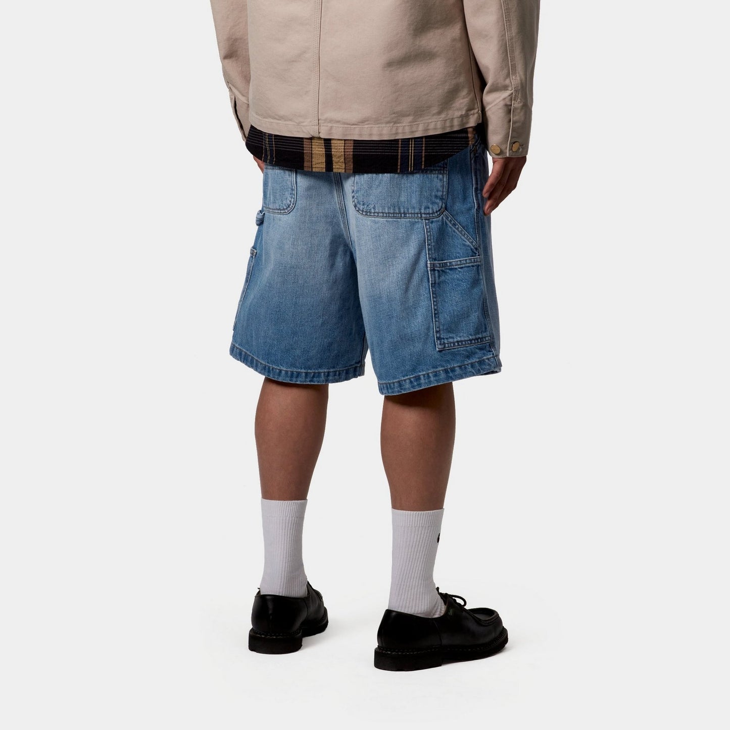 OG Single Knee Short | Blue (burst washed)
