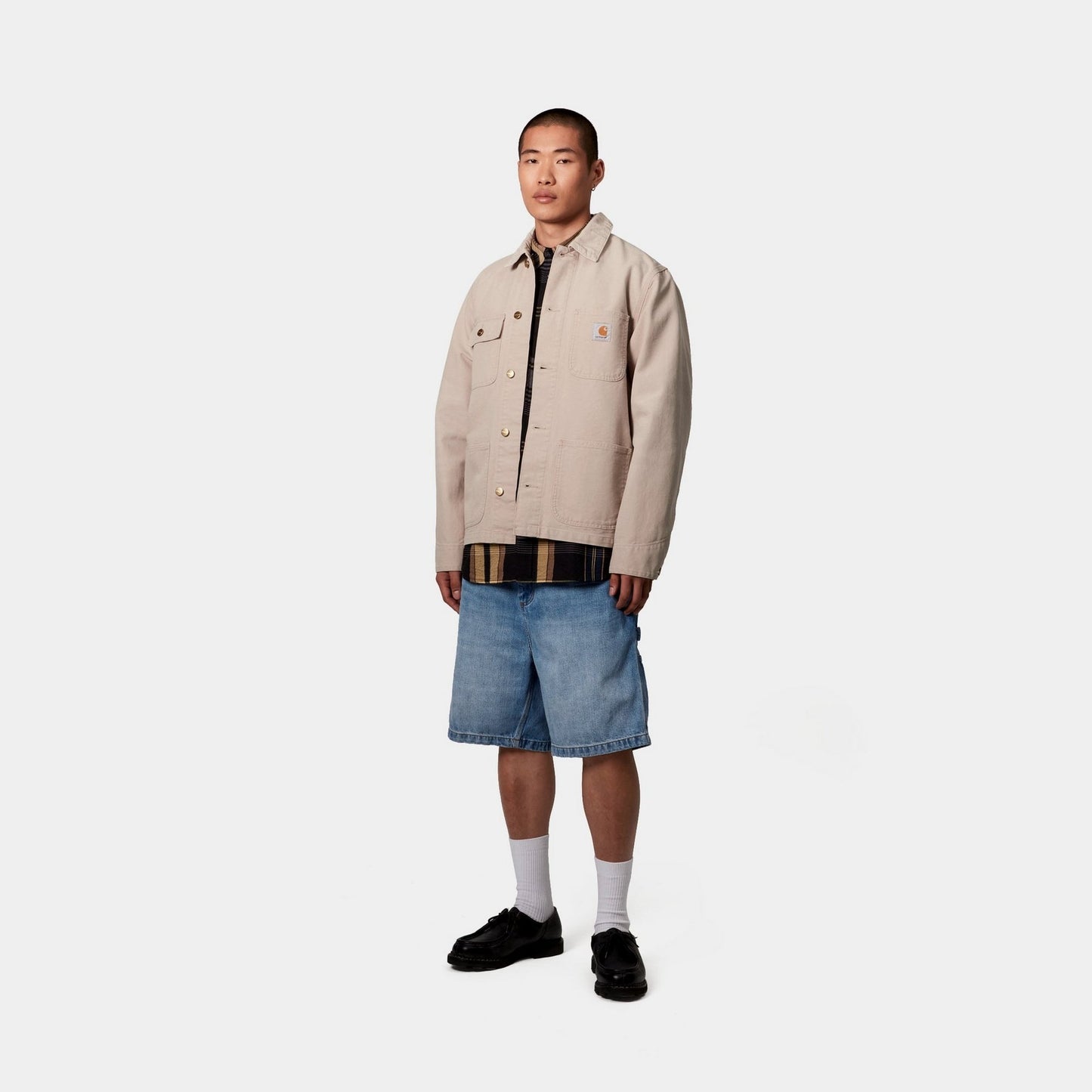 OG Single Knee Short | Blue (burst washed)