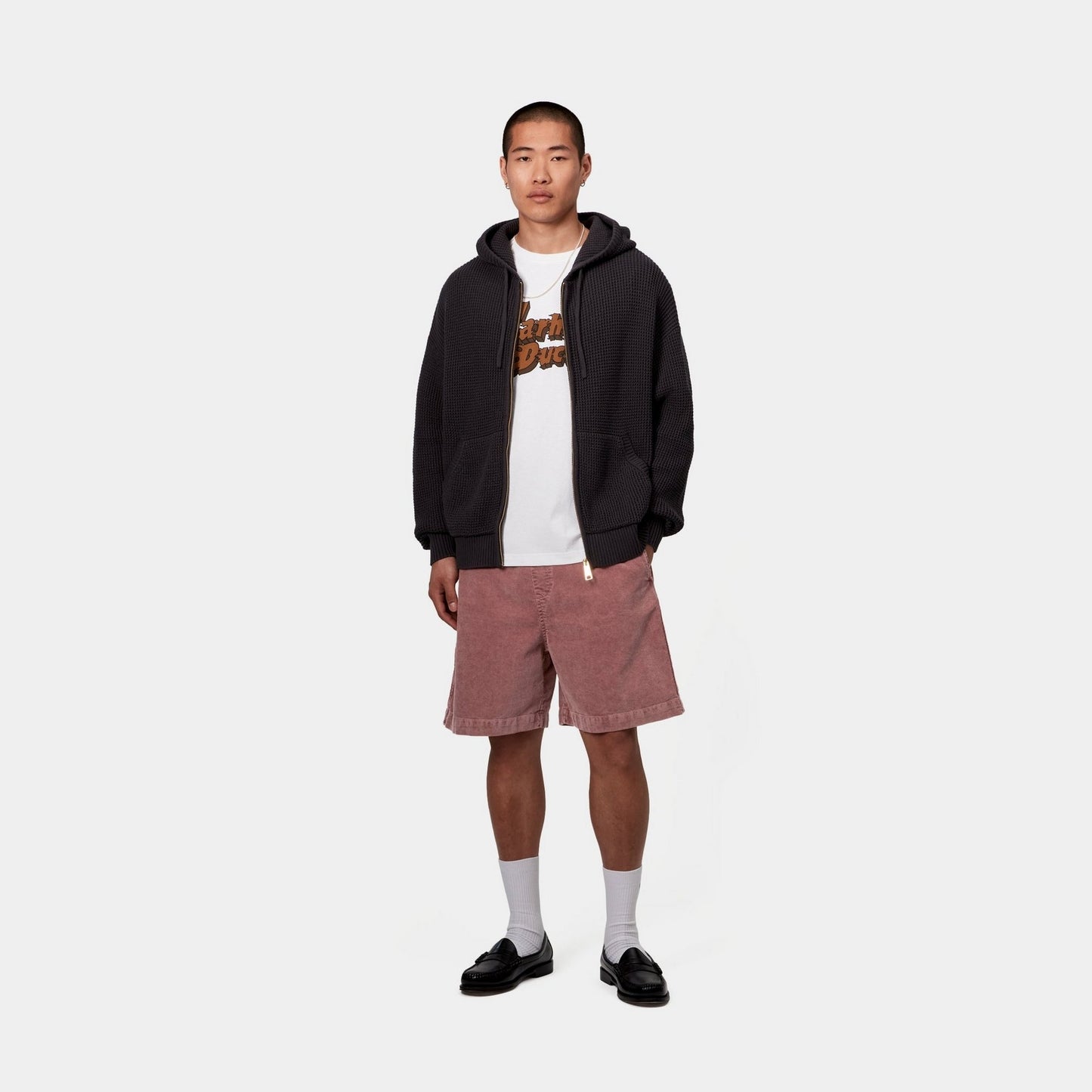 Reynold Corduroy Short | Dusky Pink (dusky washed)