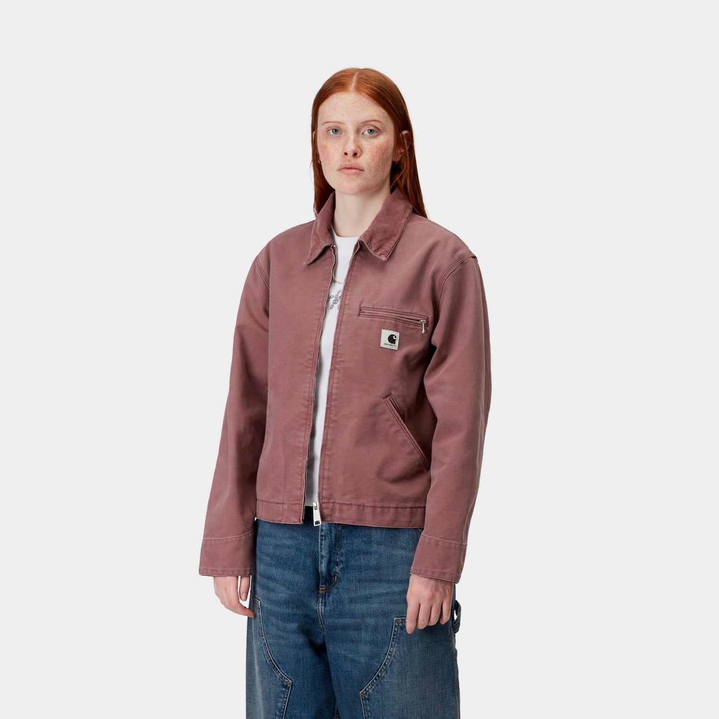 Women's OG Detroit Jacket | Dusky Pink / Dusky Pink (stone canvas)