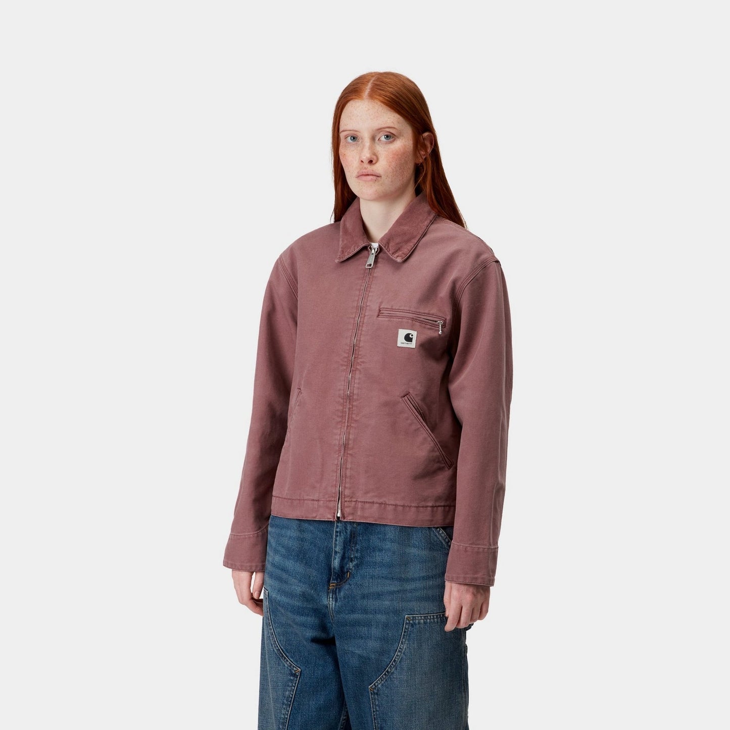 Women's OG Detroit Jacket | Dusky Pink / Dusky Pink (stone canvas)