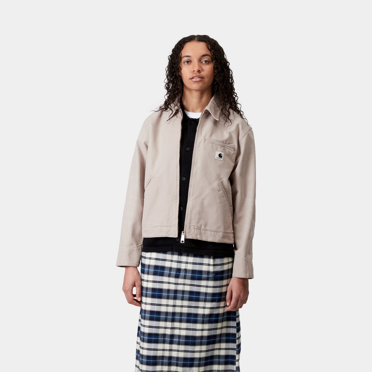 Women's OG Detroit Jacket | Dusky Beige / Dusky Beige (stone canvas)