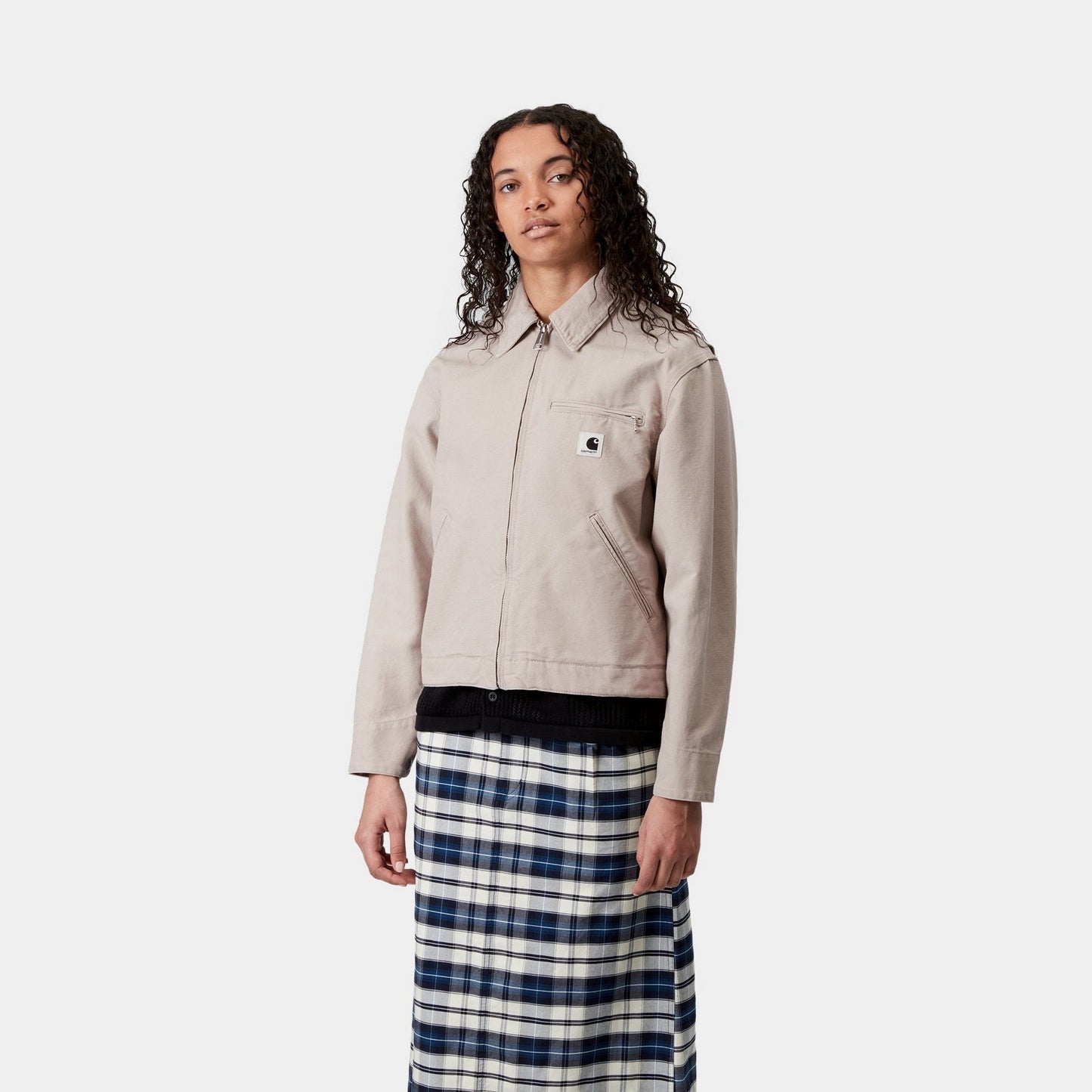 Women's OG Detroit Jacket | Dusky Beige / Dusky Beige (stone canvas)