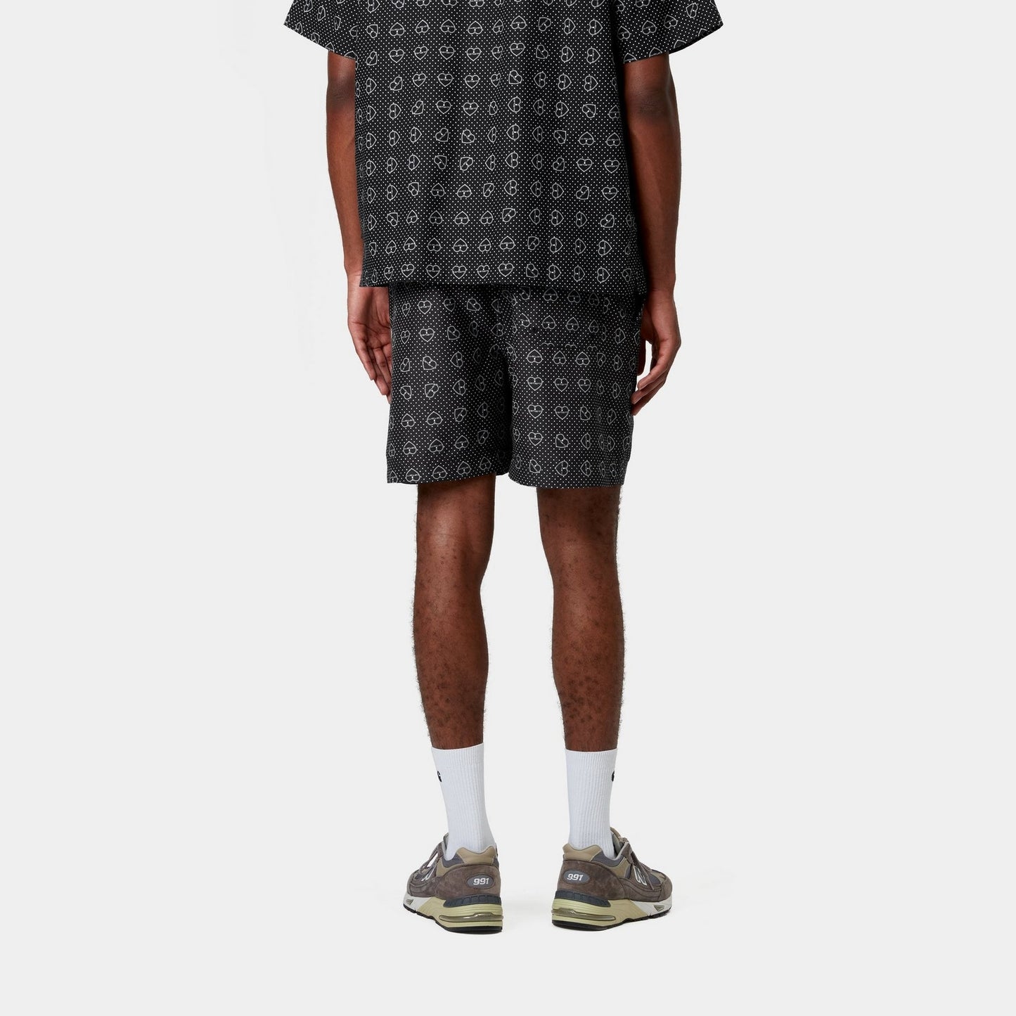 Slater Swim Trunks | Black Furoshiki Print
