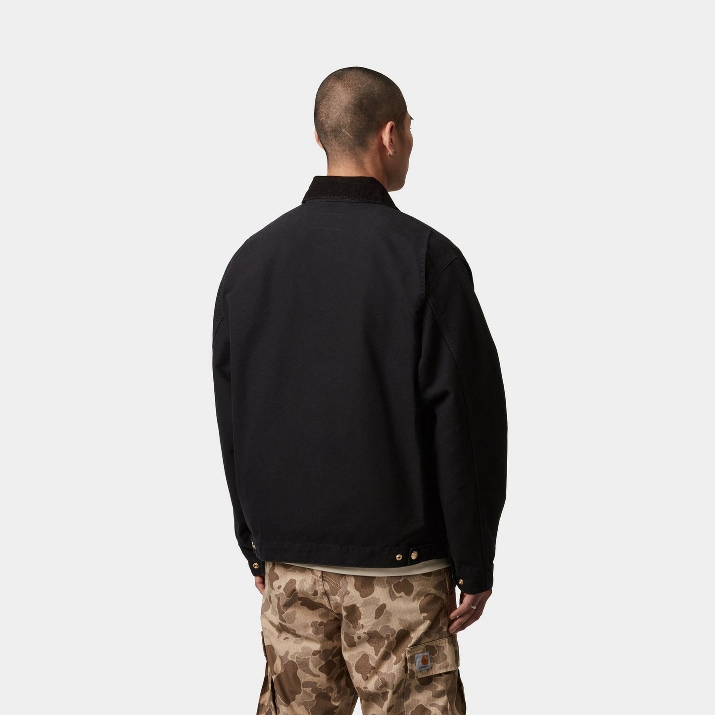OG Detroit Jacket (Spring) | Black / Black (aged canvas)