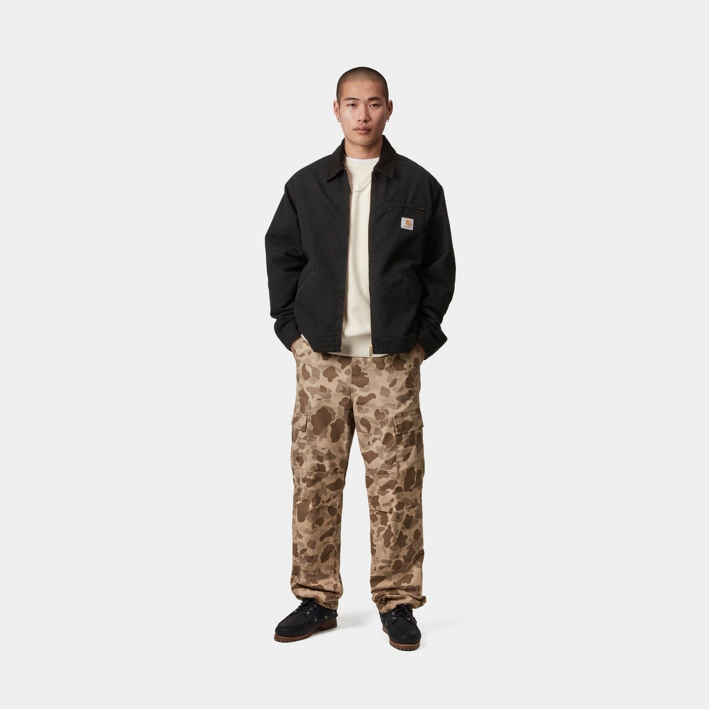 OG Detroit Jacket (Spring) | Black / Black (aged canvas)