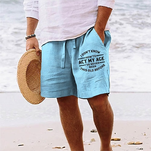 Men's Henley Shirt Graphic Letter Henley Clothing Apparel 3D Print Outdoor Daily Short Sleeve Print Button-Down Fashion Designer Comfortable