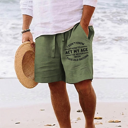 Men's Henley Shirt Graphic Letter Henley Clothing Apparel 3D Print Outdoor Daily Short Sleeve Print Button-Down Fashion Designer Comfortable