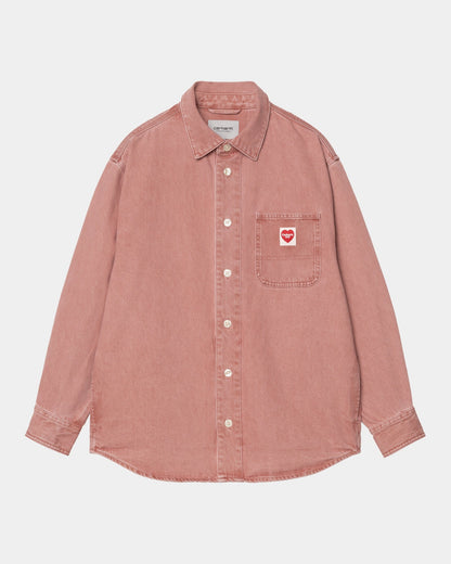 Nash Shirt | Sulfur Red (enzyme bleach washed)