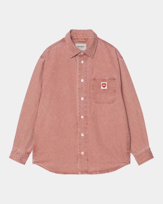 Nash Shirt | Sulfur Red (enzyme bleach washed)