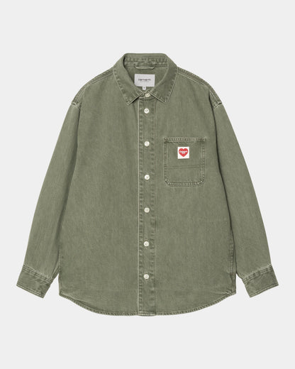Nash Shirt | Army Green (enzyme bleach washed)