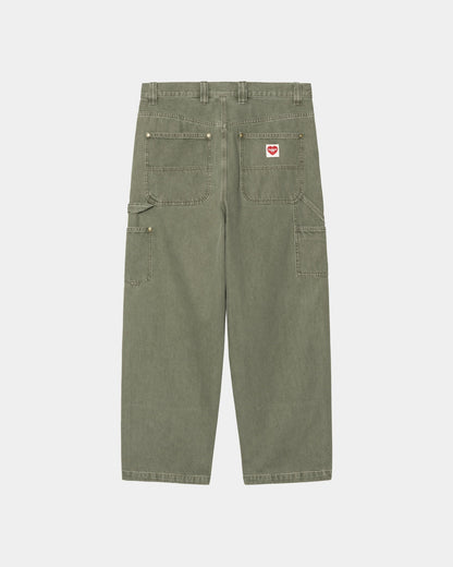 Nash OG Double Knee Pant | Army Green (enzyme bleach washed)