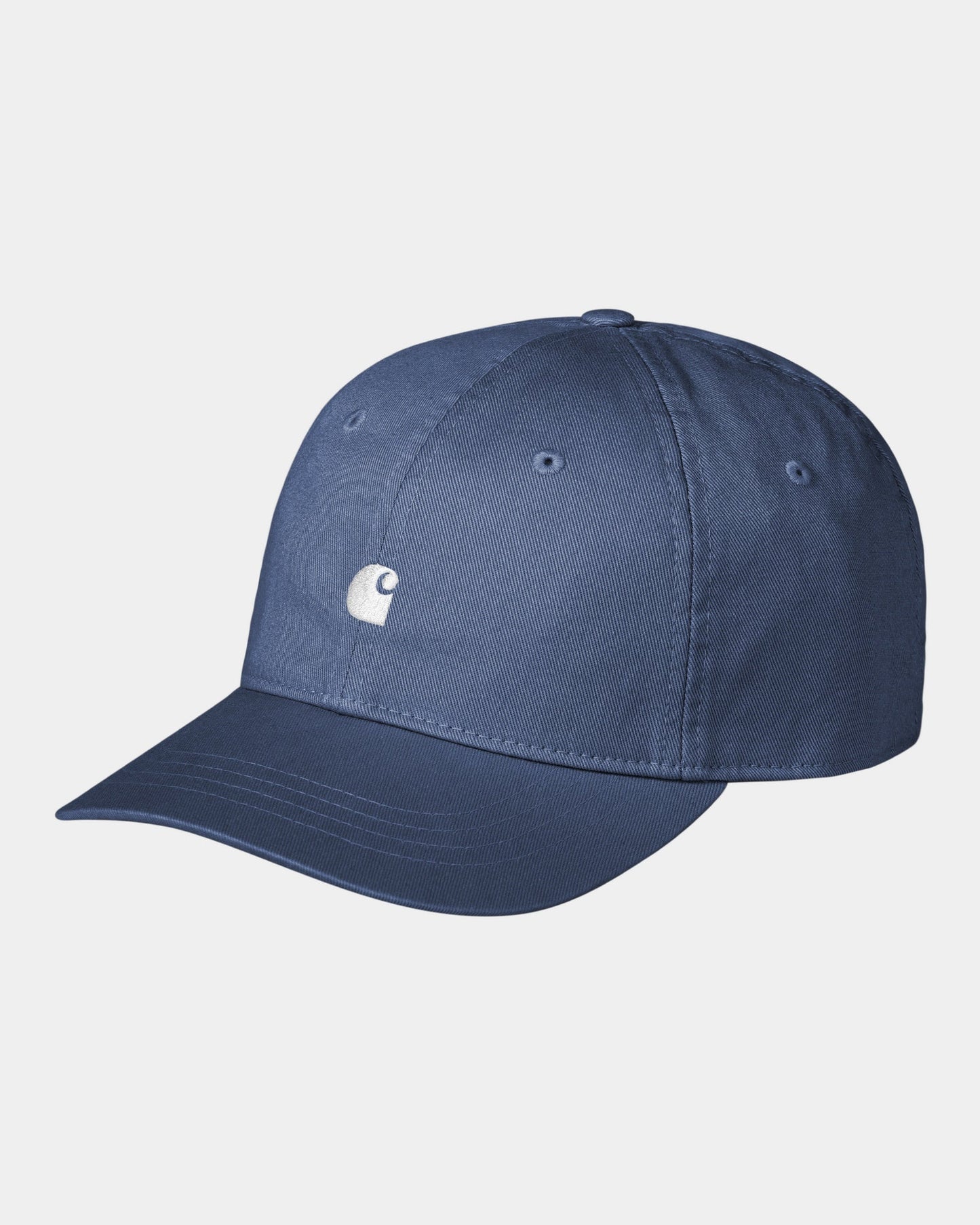 Madison Logo Cap | Blue Iris / White