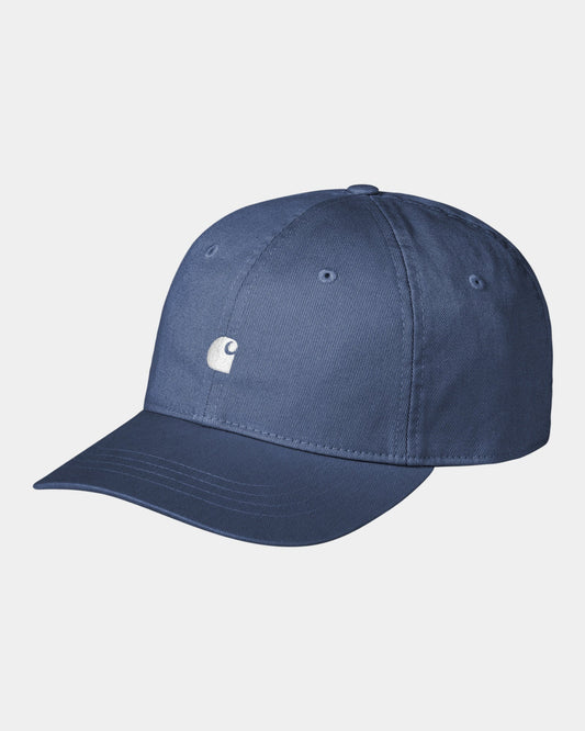 Madison Logo Cap | Blue Iris / White