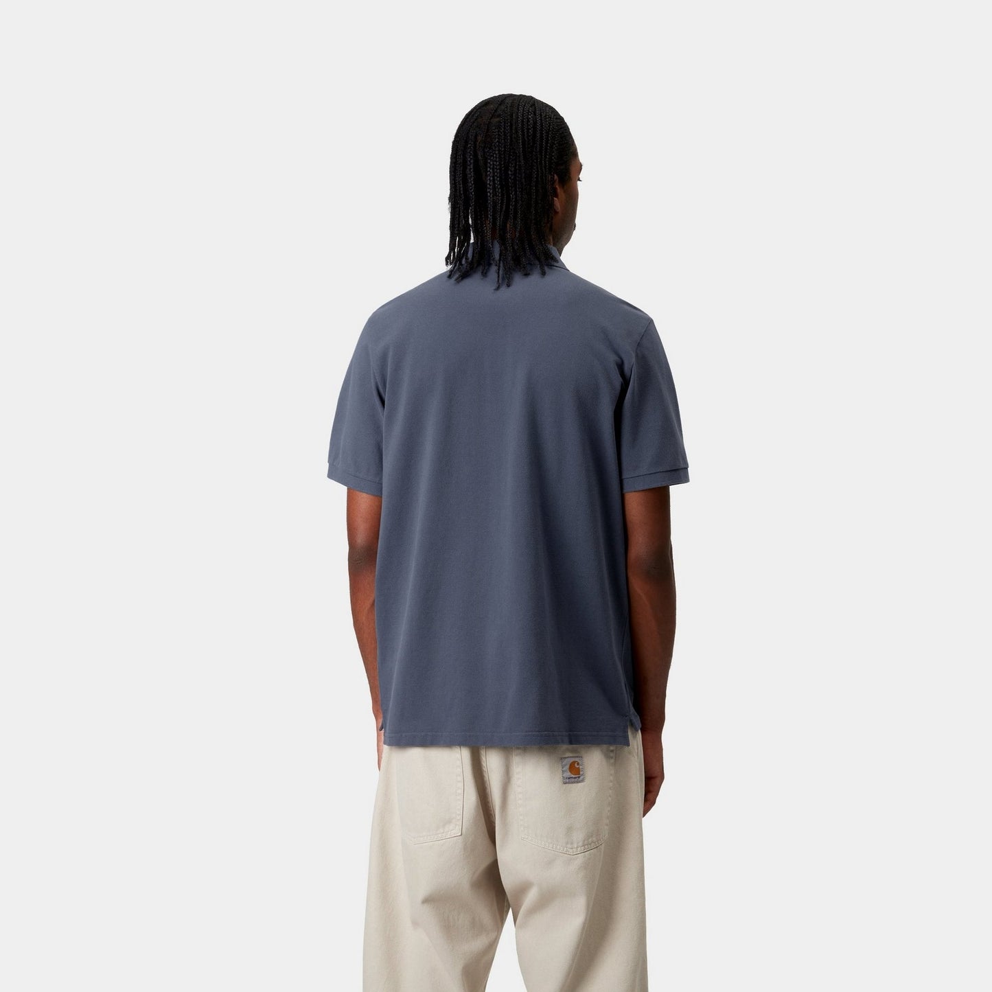Chase Pique Polo | Dusky Blue