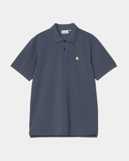 Chase Pique Polo | Dusky Blue