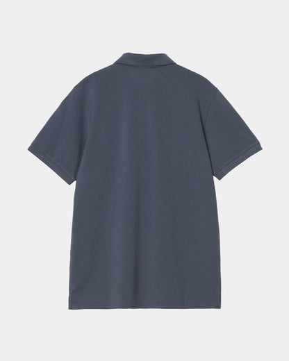 Chase Pique Polo | Dusky Blue
