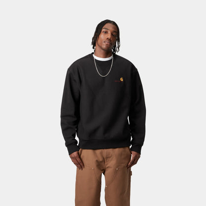 American Script Sweatshirt | Black