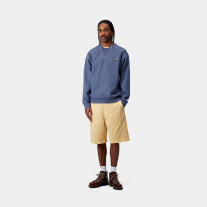American Script Sweatshirt | Blue Iris