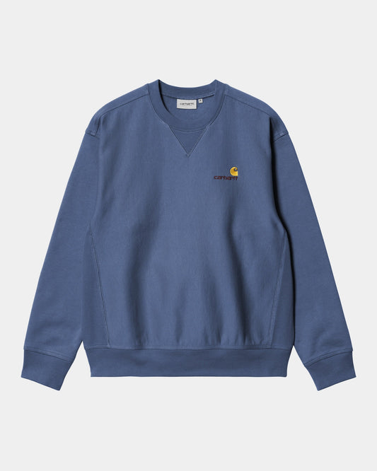 American Script Sweatshirt | Blue Iris
