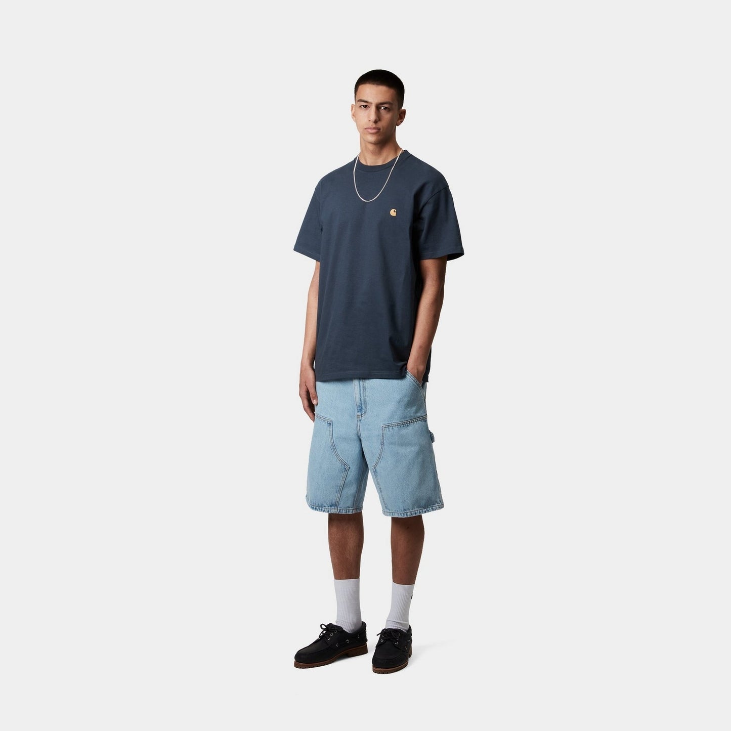 Chase T-Shirt | Dusky Blue