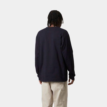Chase Long Sleeve T-Shirt | Dark Navy