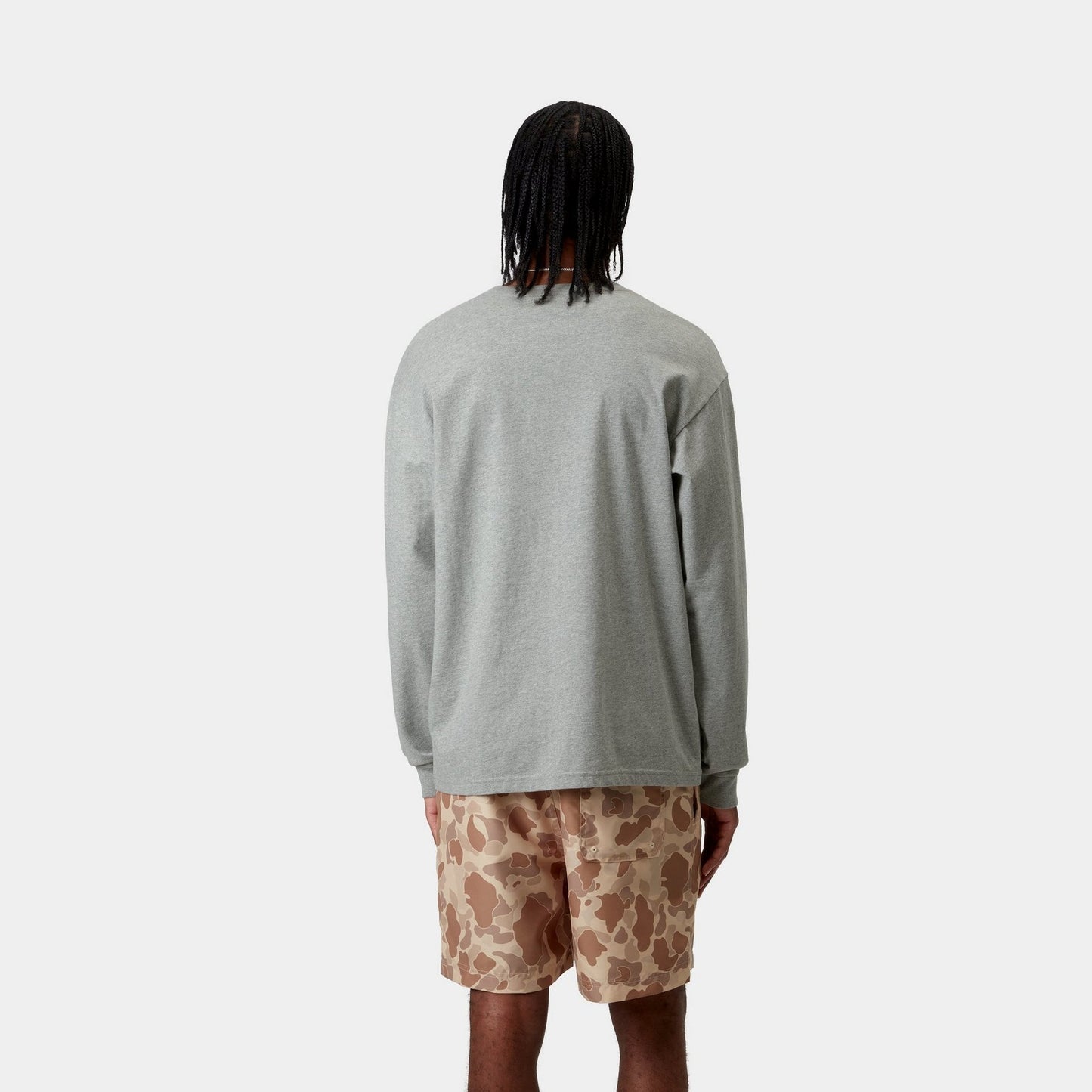 Chase Long Sleeve T-Shirt | Grey Heather