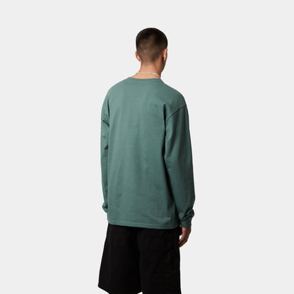 Chase Long Sleeve T-Shirt | Silver Pine
