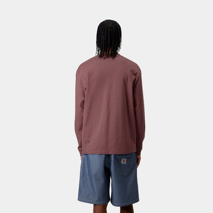 Chase Long Sleeve T-Shirt | Dusky Pink