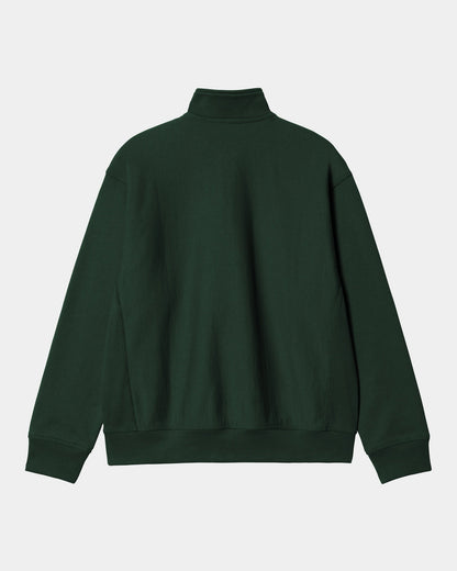 Half Zip American Script Sweatshirt | Conifer