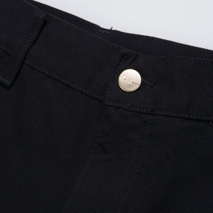 Single Knee Short | Black (rinsed)